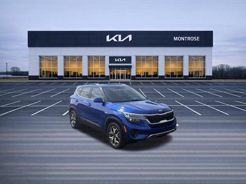 Neptune Blue 2021 Kia Seltos EX