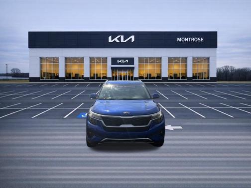 Neptune Blue 2021 Kia Seltos EX
