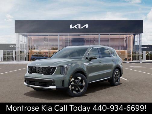 Green 2026 Kia Sorento Hybrid EX