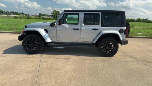 Silver Zynith Clearcoat 2023 Jeep Wrangler 4xe Sahara