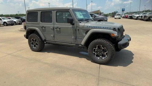 Sting Gray Clearcoat 2023 Jeep Wrangler 4xe Rubicon