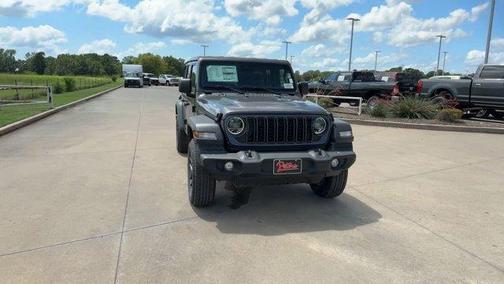 Granite Crystal Clearcoat Metallic 2024 Jeep Wrangler Sport