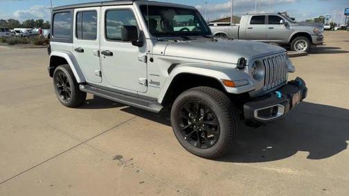 Silver Zynith Clearcoat 2023 Jeep Wrangler 4xe Sahara