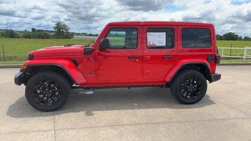 Firecracker Red Clearcoat 2025 Jeep Wrangler 4xe Sahara