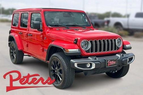 Firecracker Red Clearcoat 2025 Jeep Wrangler 4xe Sahara