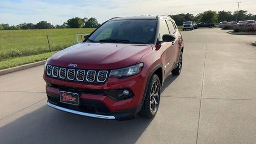 Red 2025 Jeep Compass Limited