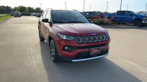 Red 2025 Jeep Compass Limited