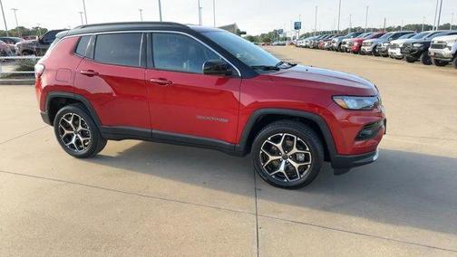 Red 2025 Jeep Compass Limited