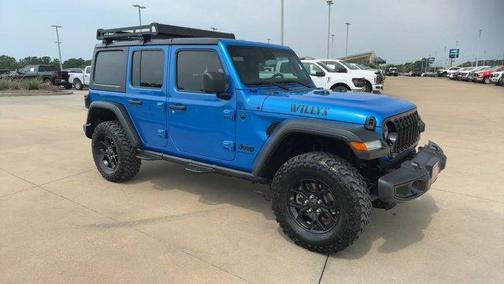 Hydro Blue Pearl 2024 Jeep Wrangler Sport