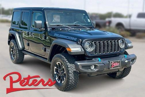 Black Clearcoat 2025 Jeep Wrangler 4xe Rubicon