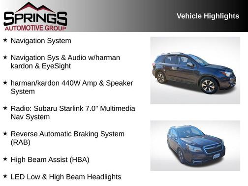 2017 Subaru Forester 2.5i Limited