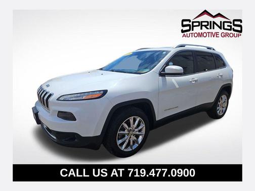 Bright White Clearcoat 2016 Jeep Cherokee Limited