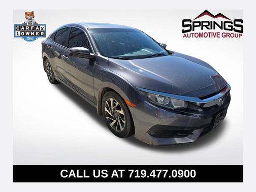 Modern Steel Metallic 2017 Honda Civic EX