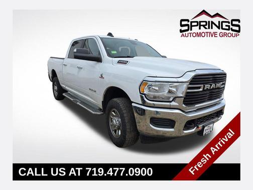 Bright White Clearcoat 2019 RAM 2500 Big Horn Crew Cab 4x4 6'4' Box