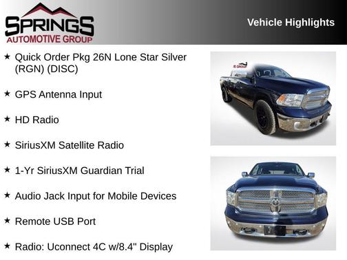 2018 RAM 1500 Lone Star