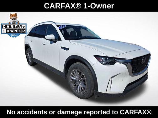 Rhodium White Premium 2025 Mazda CX-90 PHEV Preferred