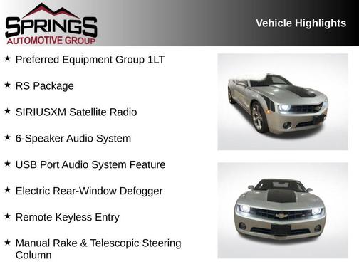 2013 Chevrolet Camaro 1LT