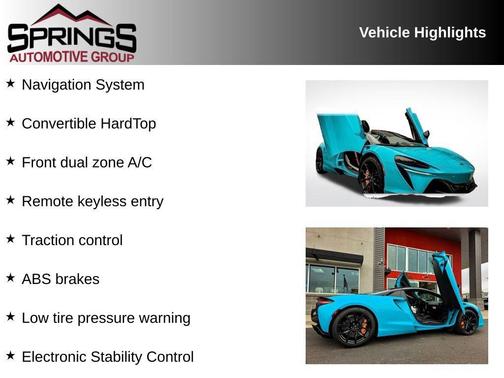 2025 McLaren Artura Performance