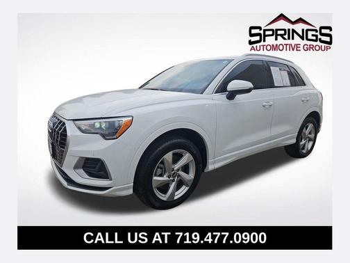 White 2022 Audi Q3 40 Premium