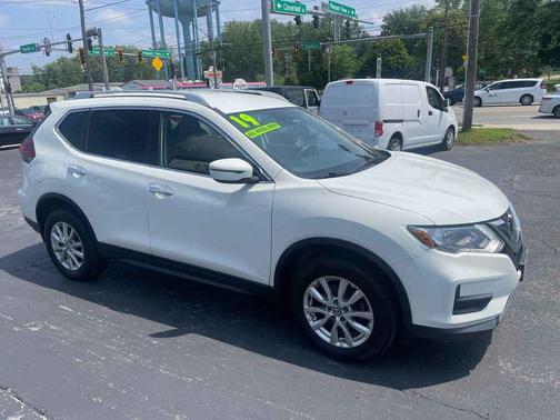 Glacier White 2019 Nissan Rogue S