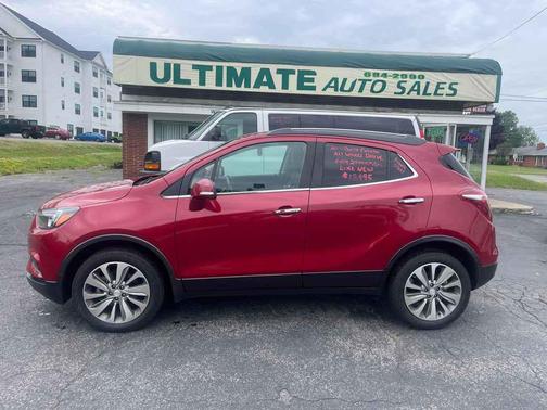 Winterberry Red Metallic 2019 Buick Encore Preferred