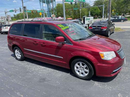 Deep Cherry Red Crystal Pearlcoat 2011 Chrysler Town & Country Touring