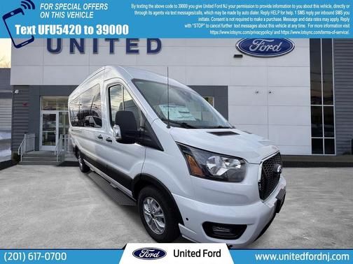 OXFORD WHITE 2024 Ford Transit-350 XLT