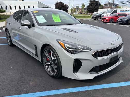 Ceramic Silver 2021 Kia Stinger GT