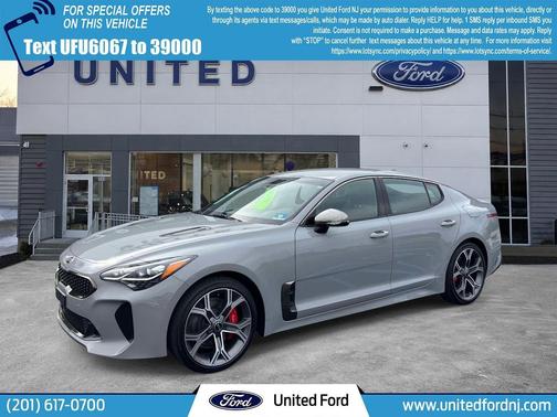 Ceramic Silver 2021 Kia Stinger GT