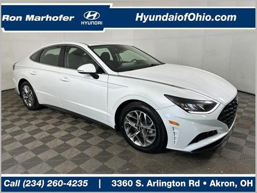 Quartz White 2021 Hyundai SONATA SEL