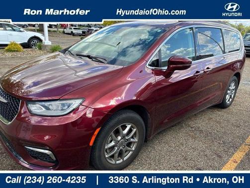 Velvet Red Pearlcoat 2021 Chrysler Pacifica Touring