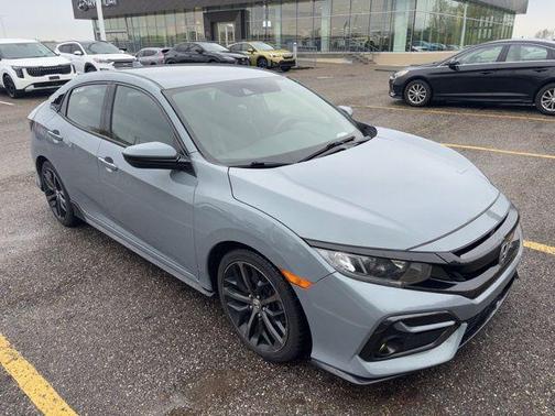 Gray 2021 Honda Civic Sport