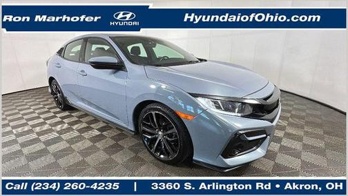 Gray 2021 Honda Civic Sport