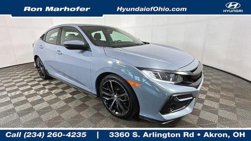 Gray 2021 Honda Civic Sport