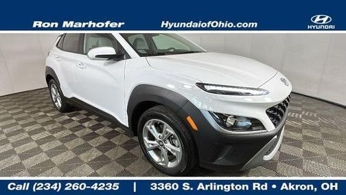 Lunar White 2023 Hyundai KONA SEL