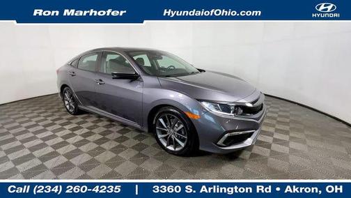 Modern Steel Metallic 2020 Honda Civic EX