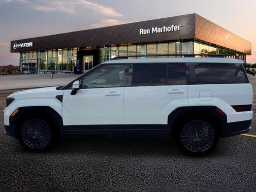 Serenity White 2026 Hyundai SANTA FE HEV Calligraphy