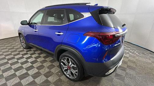 Neptune Blue 2022 Kia Seltos SX Turbo