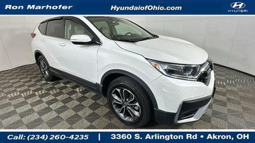 Platinum White 2020 Honda CR-V AWD EX