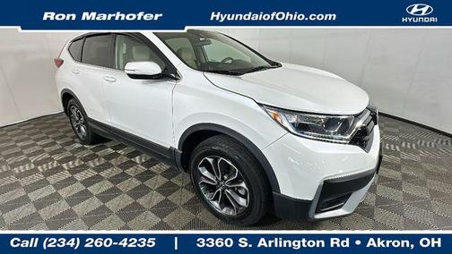 Platinum White 2020 Honda CR-V AWD EX