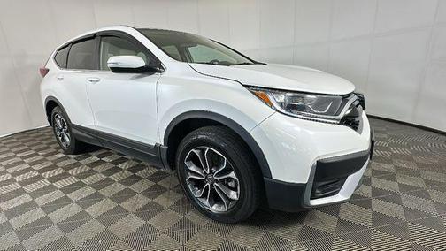 Platinum White 2020 Honda CR-V AWD EX