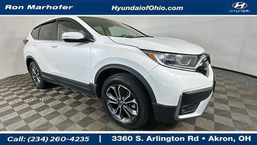 Platinum White 2020 Honda CR-V AWD EX