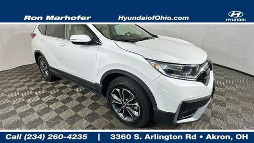 Platinum White 2020 Honda CR-V AWD EX