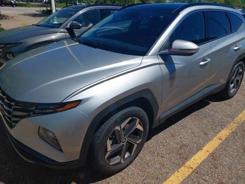 Shimmering Silver 2023 Hyundai TUCSON Hybrid Limited