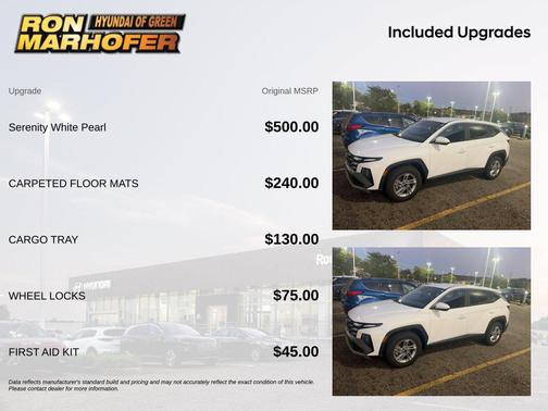 Serenity White Pearl 2025 Hyundai TUCSON SE