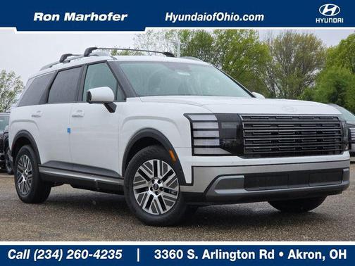 Creamy White Pearl 2026 Hyundai Palisade Hybrid SEL Premium 7P