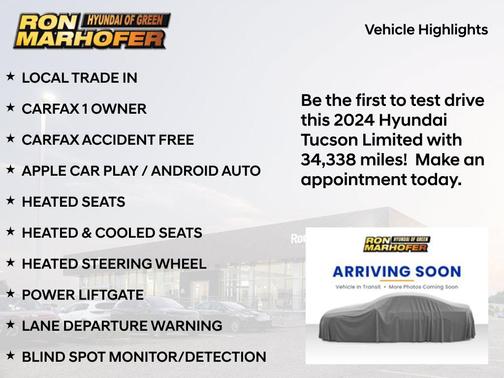 Shimmering Silver 2024 Hyundai TUCSON Limited