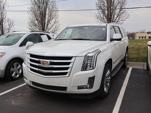 Crystal White Tricoat 2020 Cadillac Escalade ESV Luxury
