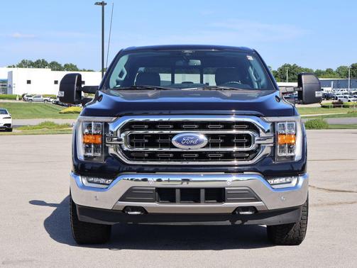 Antimatter Blue Metallic 2021 Ford F-150 XLT