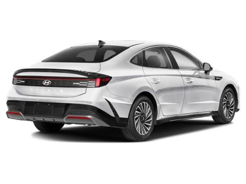 Serenity White 2026 Hyundai SONATA Hybrid SE